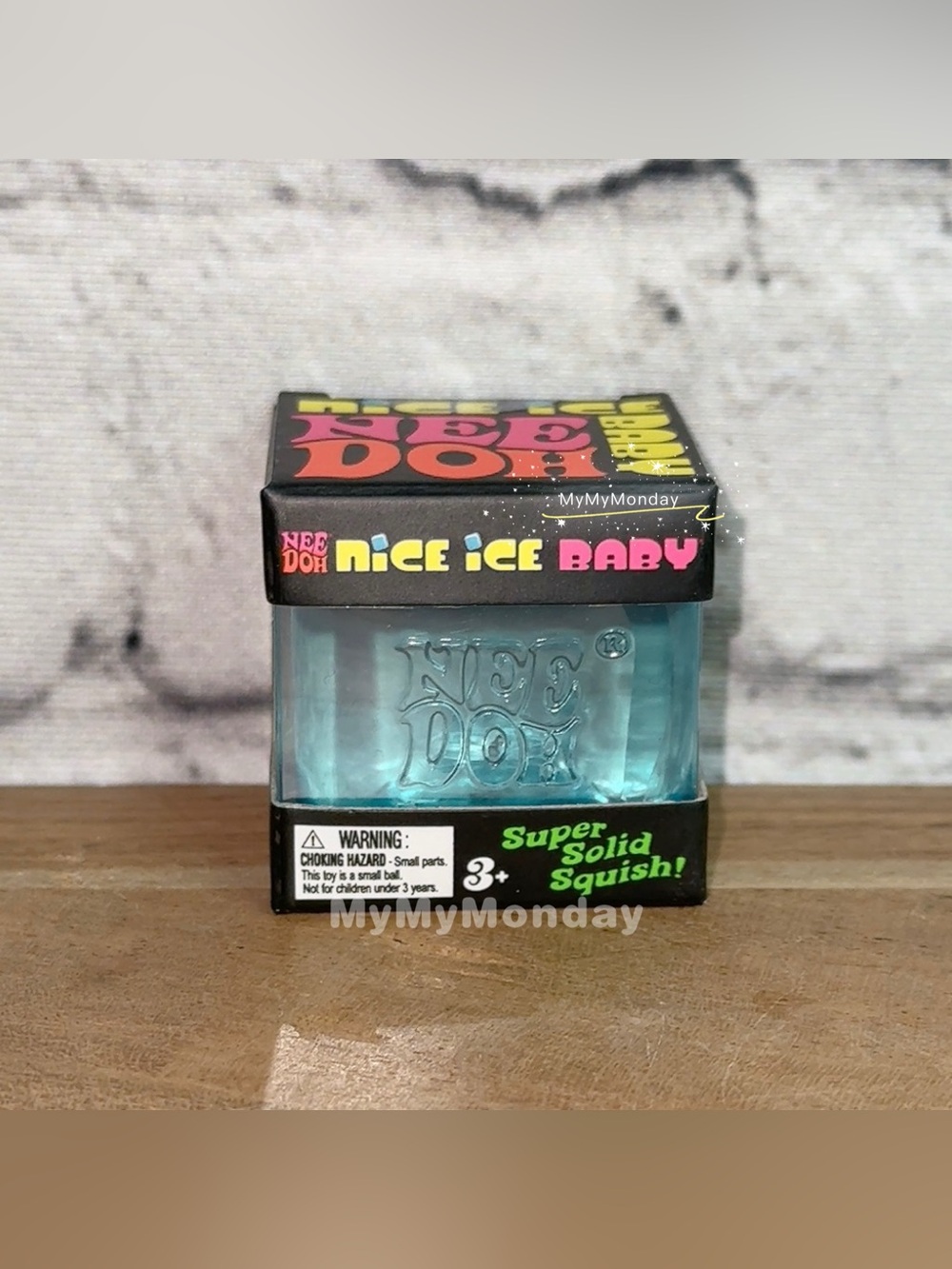 NeeDoh Nice Ice Baby Cube Squishy Blue
